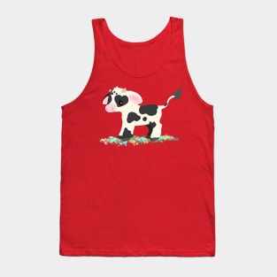 Black Moo Tank Top